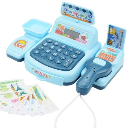 Cashier Toy Cash Register Playset Supermarket