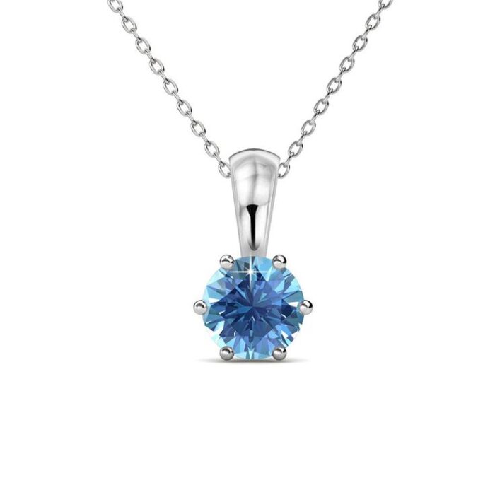 Cate & Chloe 18k White Gold Plated Birthstone