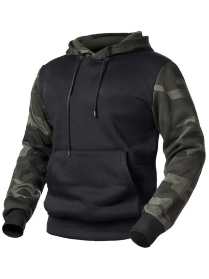 Men's Camouflage Print Fall Hoodie