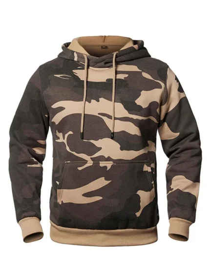 Men's Camouflage Print Fall Hoodie