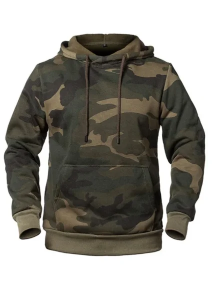 Men's Camouflage Print Fall Hoodie
