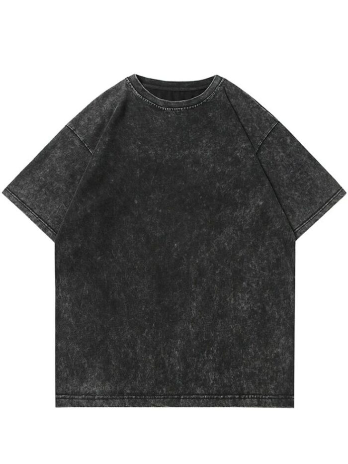 Washed Tee - Blue black