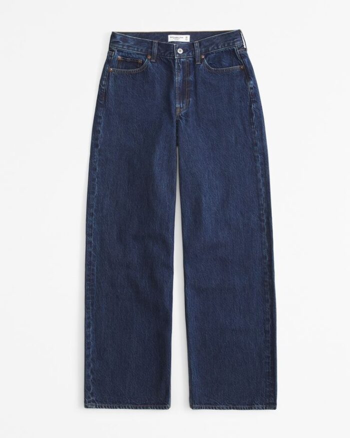 Women's Low Rise Ultra Loose Jean in Dark Marble