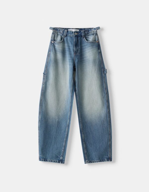 Adjustable balloon fit carpenter jeans - Image 1