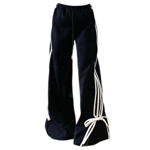 Bow Tie Side Stripe Pants - Image 1