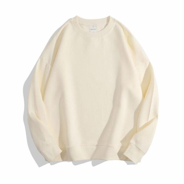 Casual O-Neck Cotton Sweatshirt