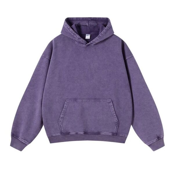 Heavy Weight Unisex Washed Cotton Hoodie - Image 1
