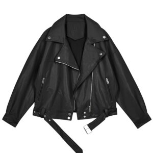 Leather Jacket Lapel Collar