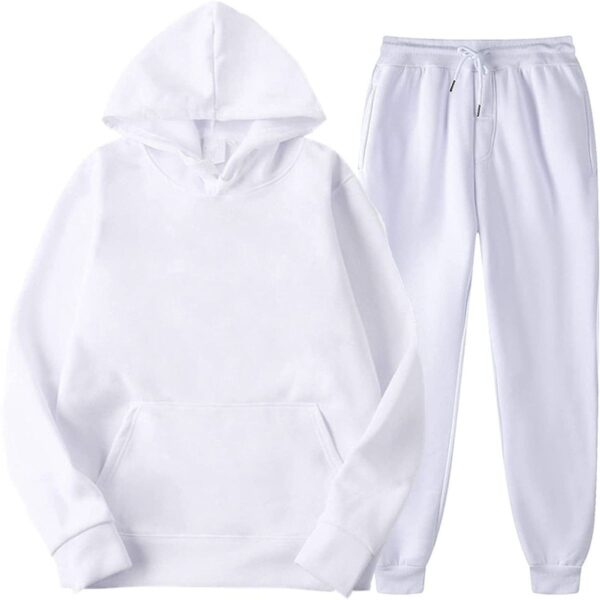 Casual White Tracksuit