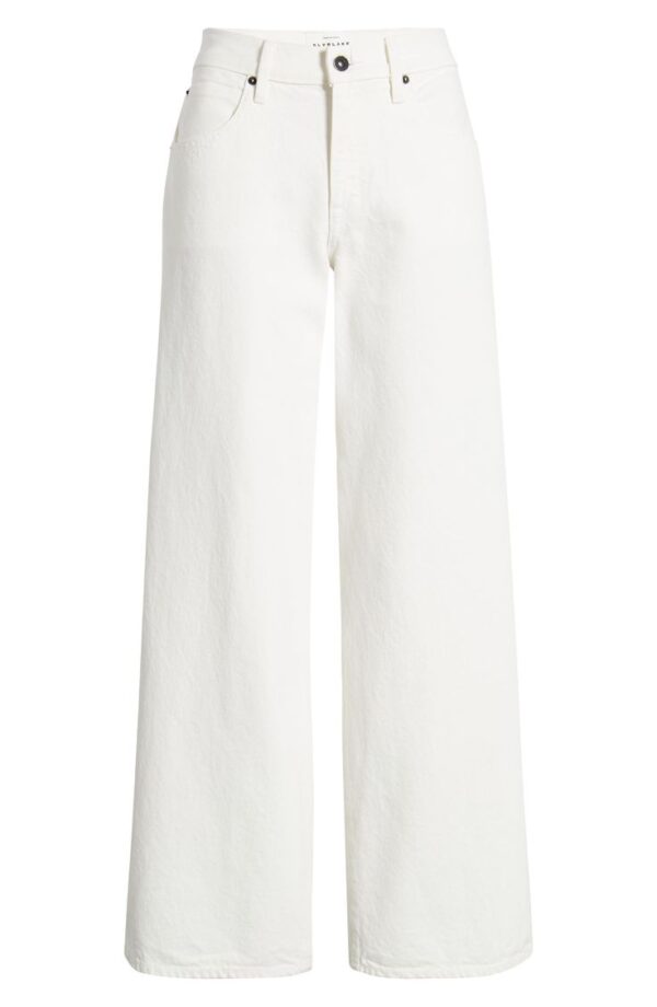 SLVRLAKE Mica Low Rise Organic Cotton Wide Leg Jeans - Image 1