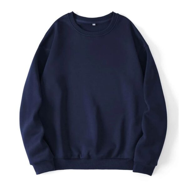 Solid Round Neck Thermal Lined - Image 1