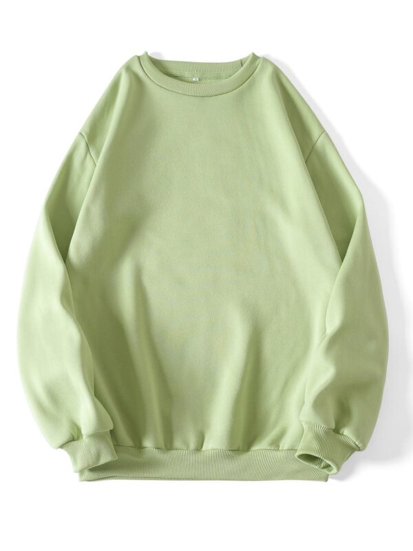 Solid Thermal Lined Sweatshirt