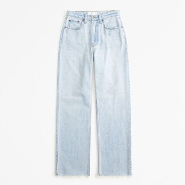 Women's Curve Love High Rise Loose Jean in Light - Image 1