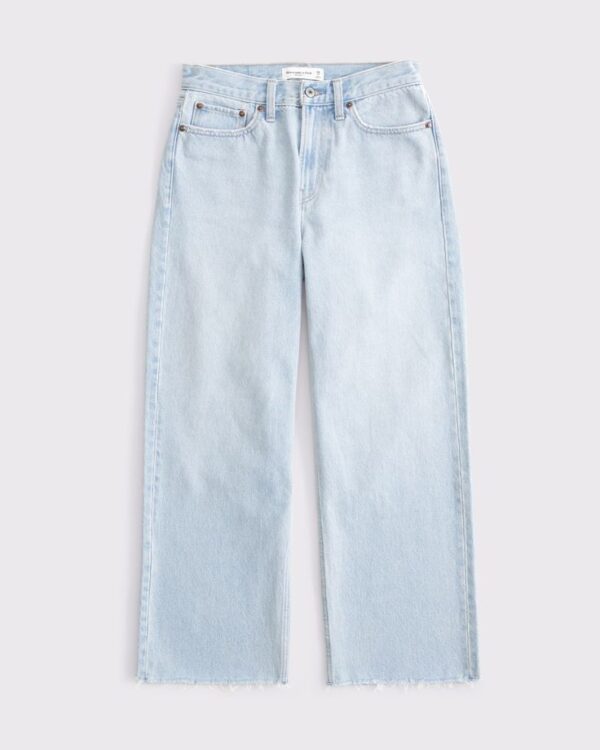 Women's Mid Rise Cropped Slouchy Jean - Image 1